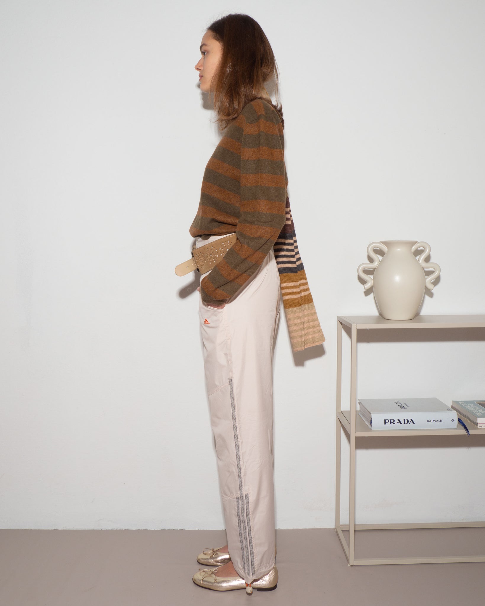 Striped Wool Scarf