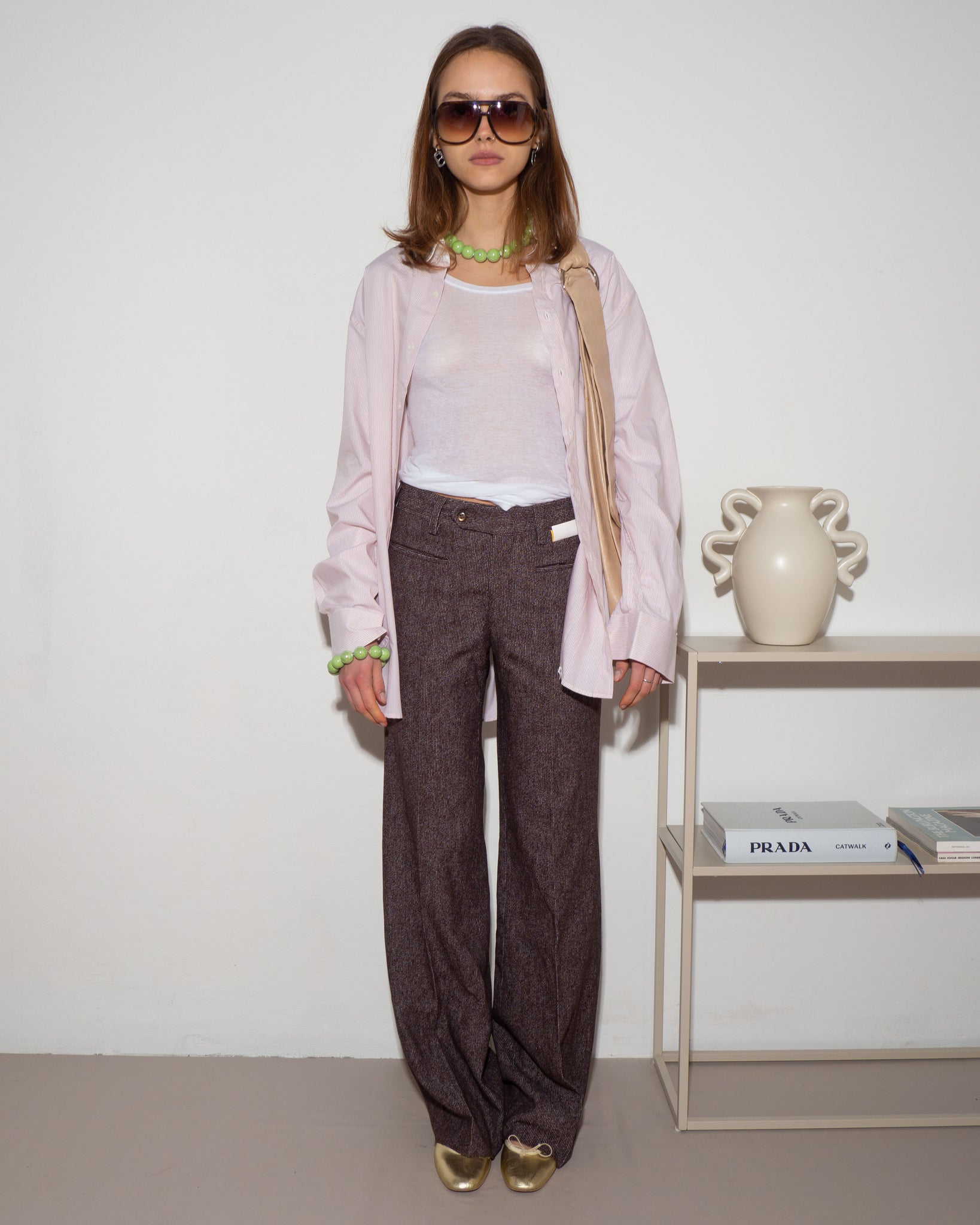 Tweed Tailored Pants