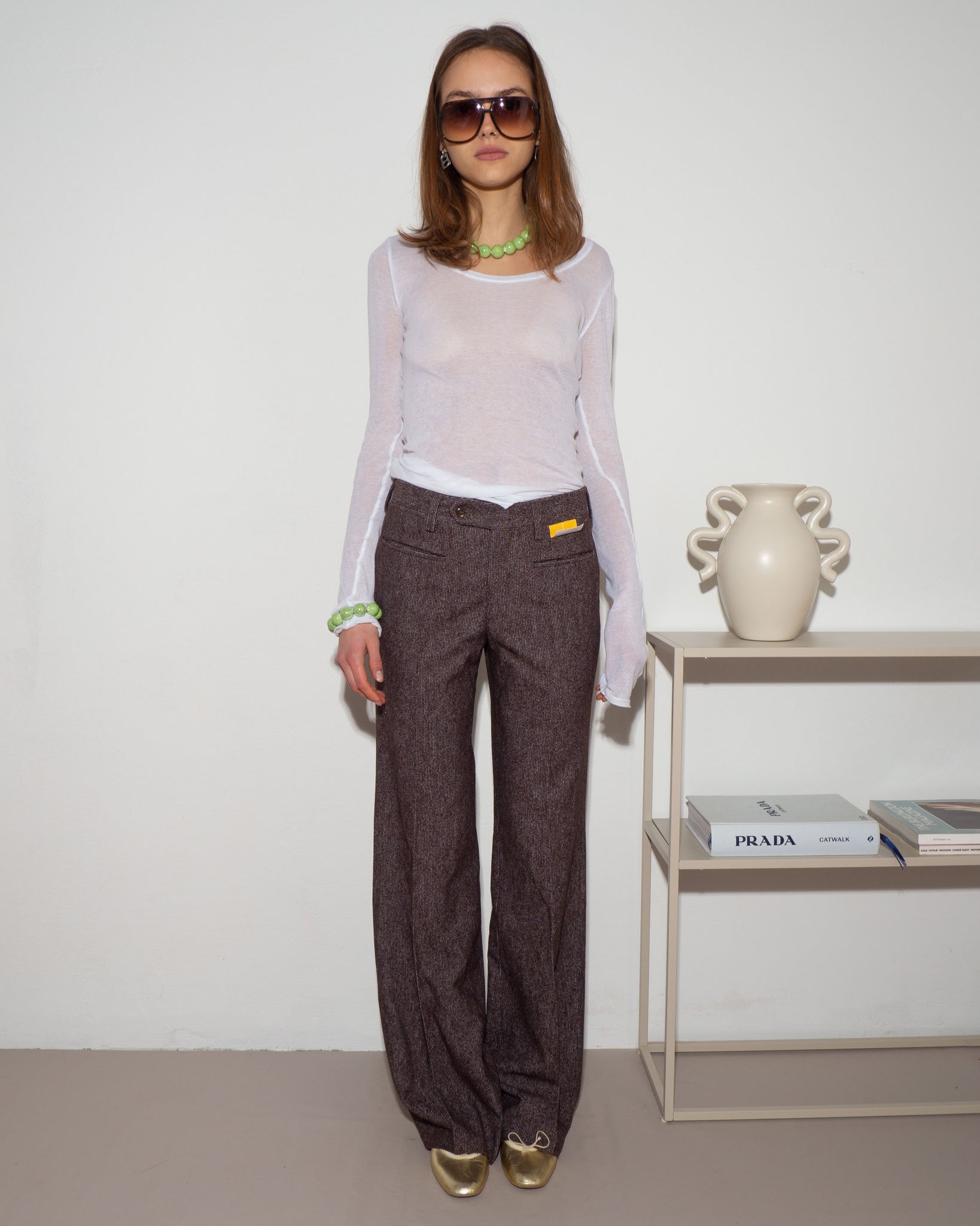 Tweed Tailored Pants