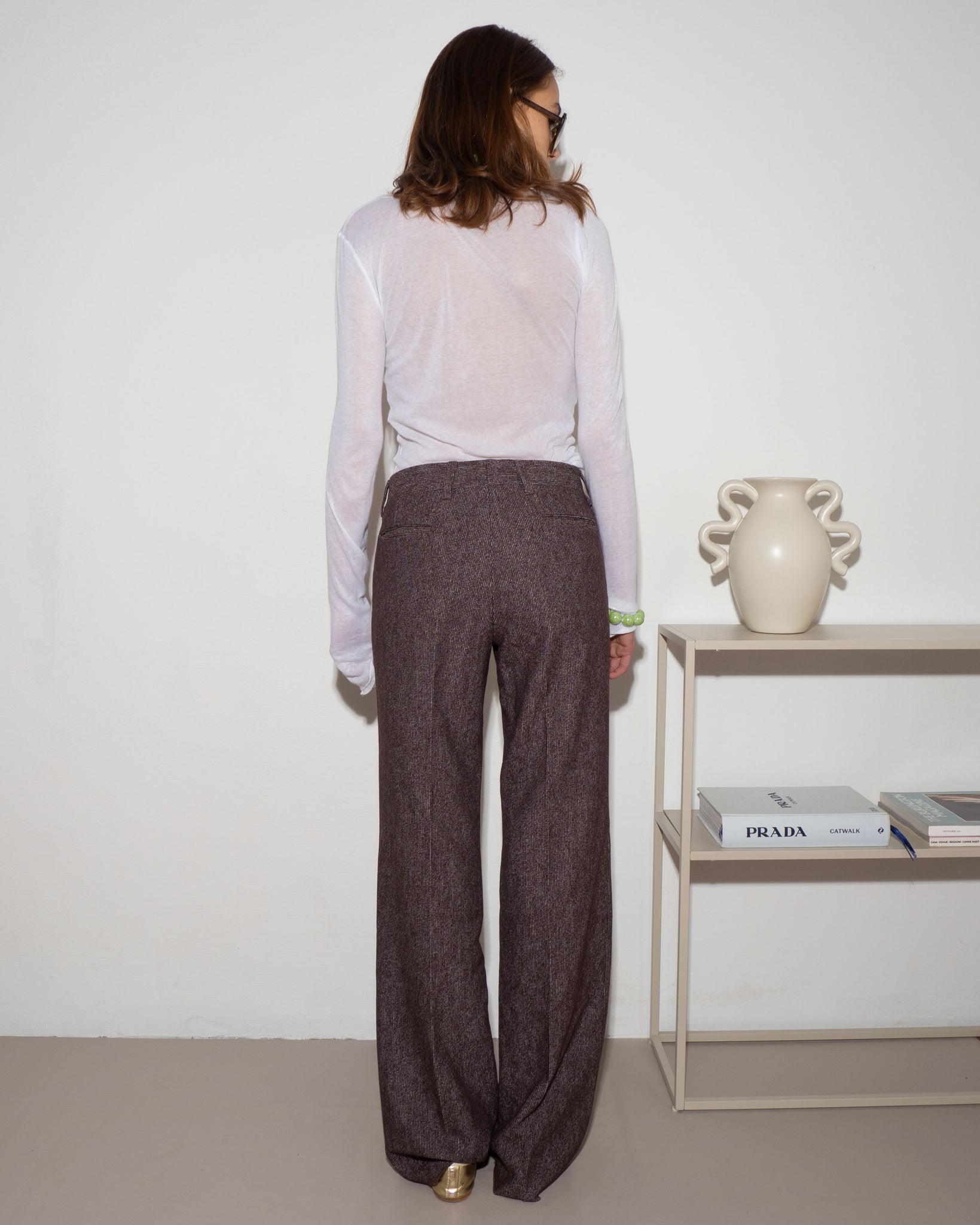 Tweed Tailored Pants