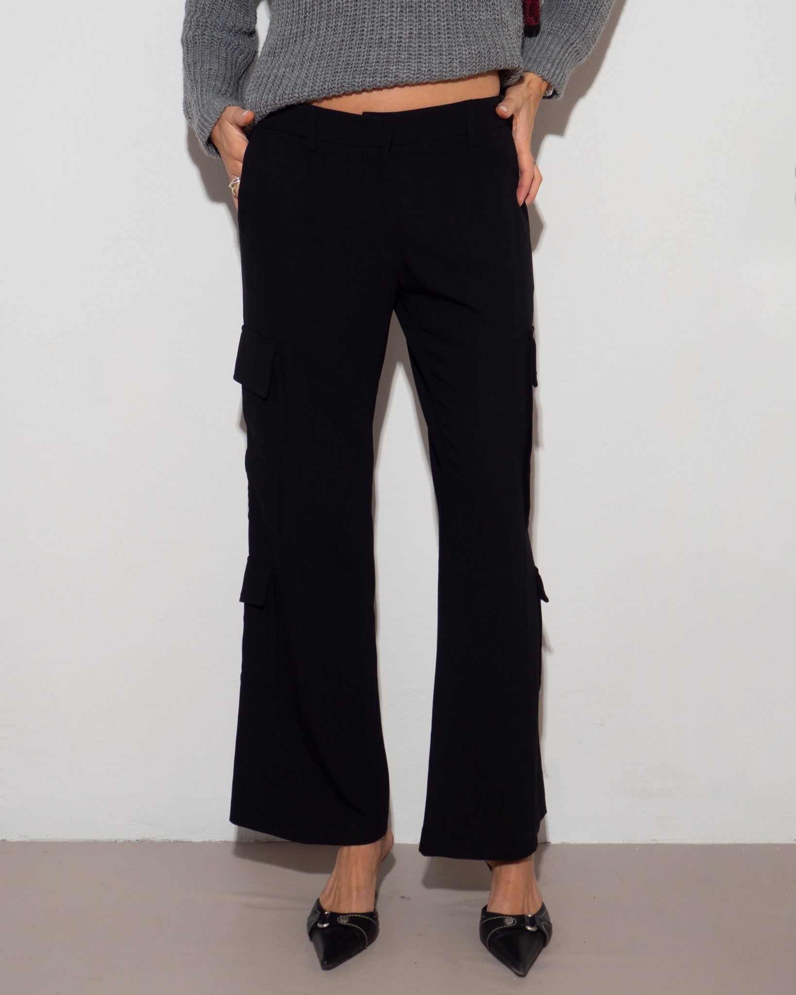 Black Cargo Pants