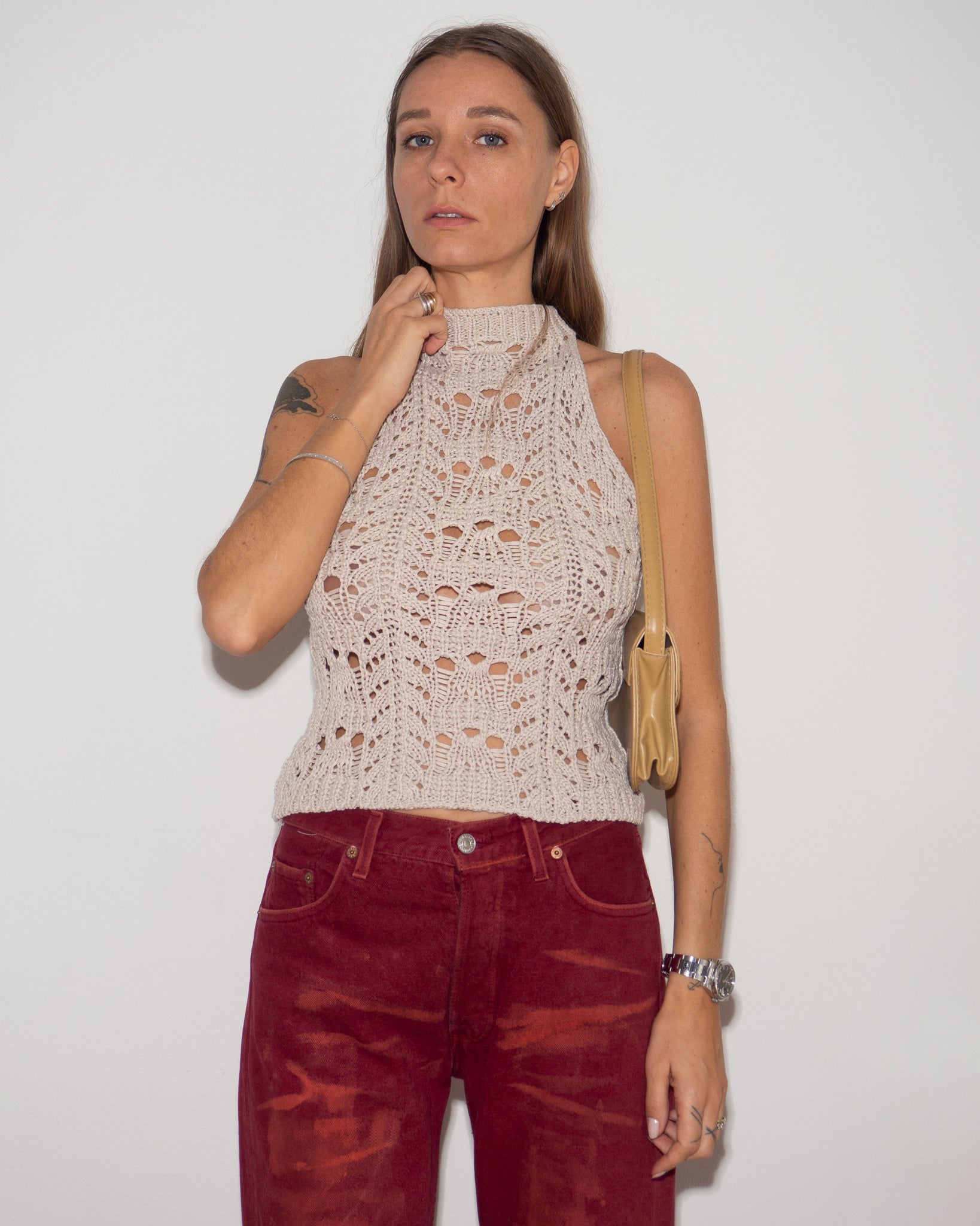 Crochet Cotton Vest