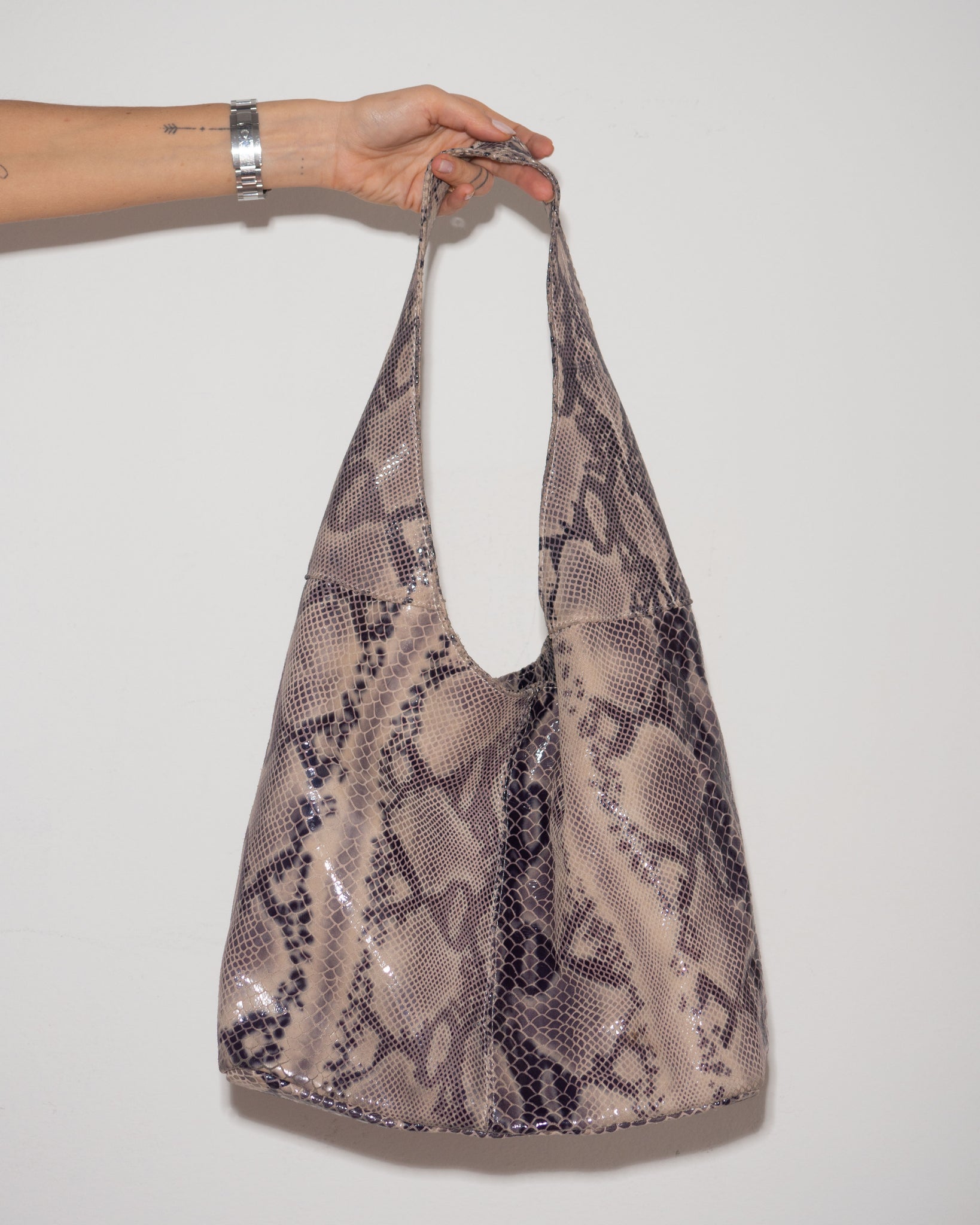 Snake Hobo Bag