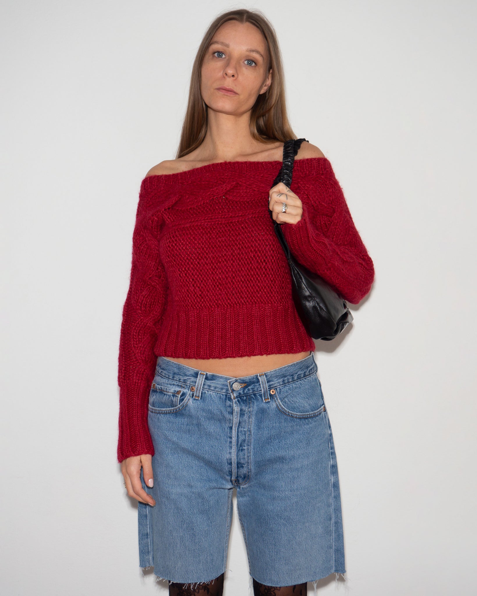 Cold Shoulder Knit