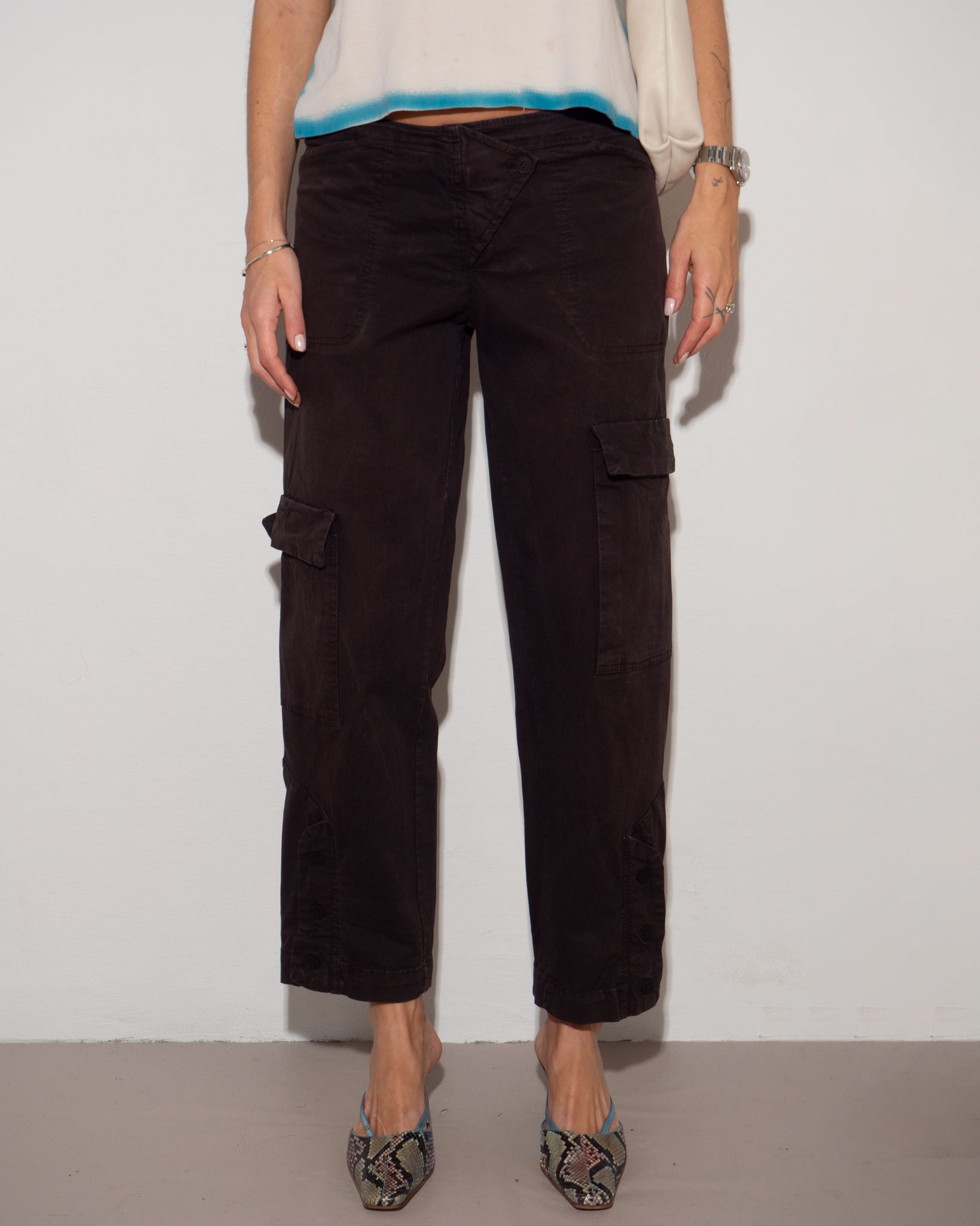 Low Rise Cargo Pants