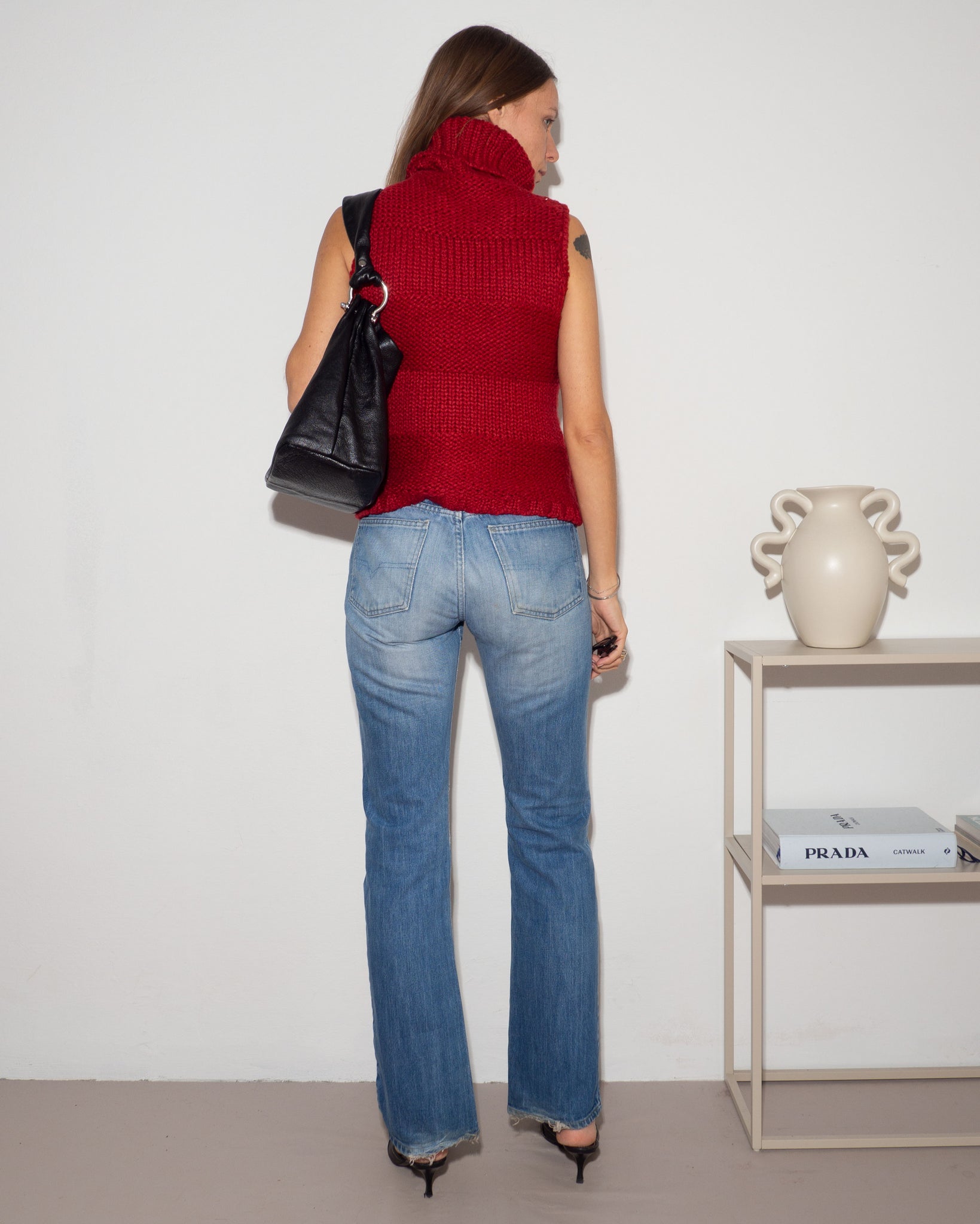 Knitted Turtleneck Vest