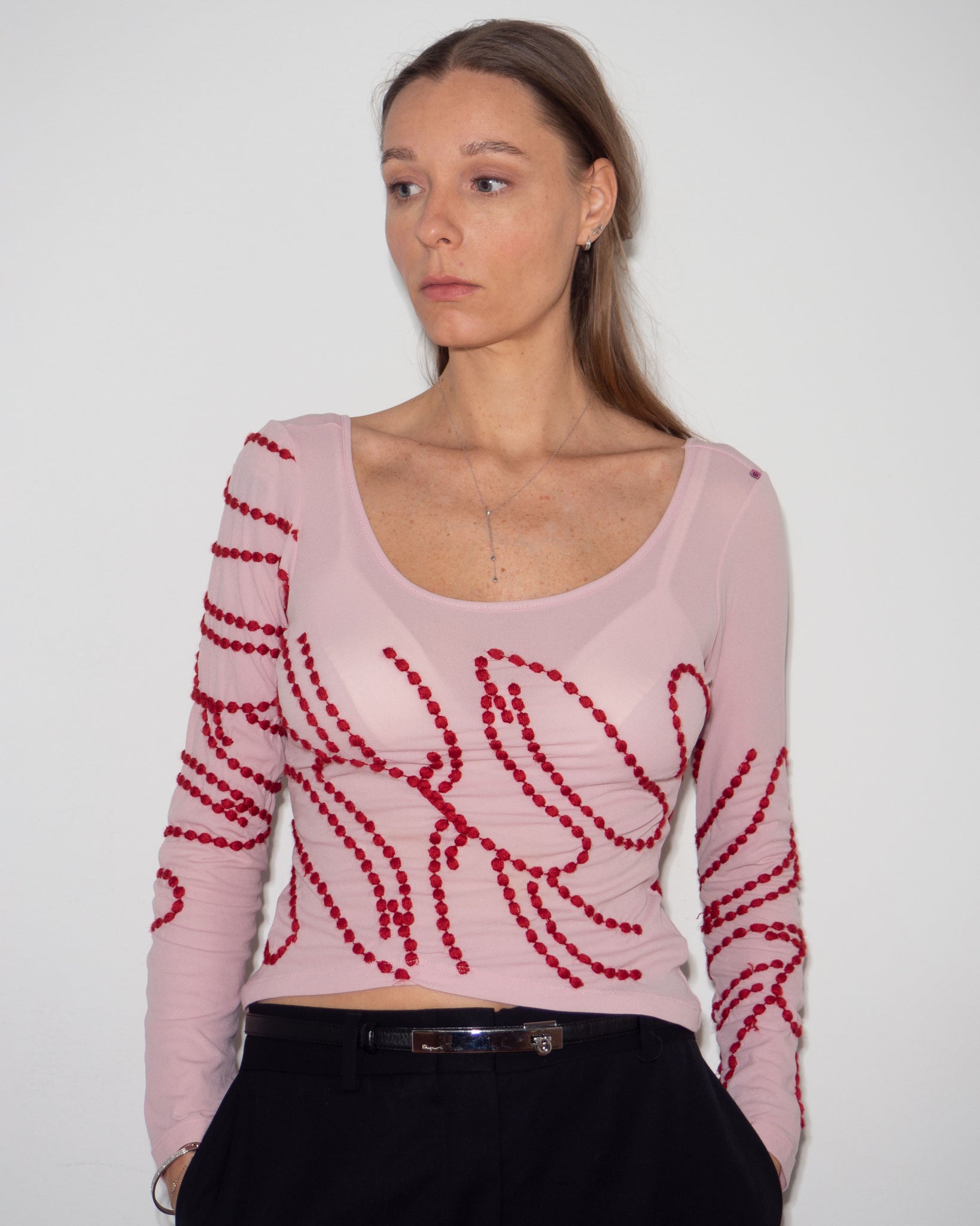 E-Play Embroidered Top