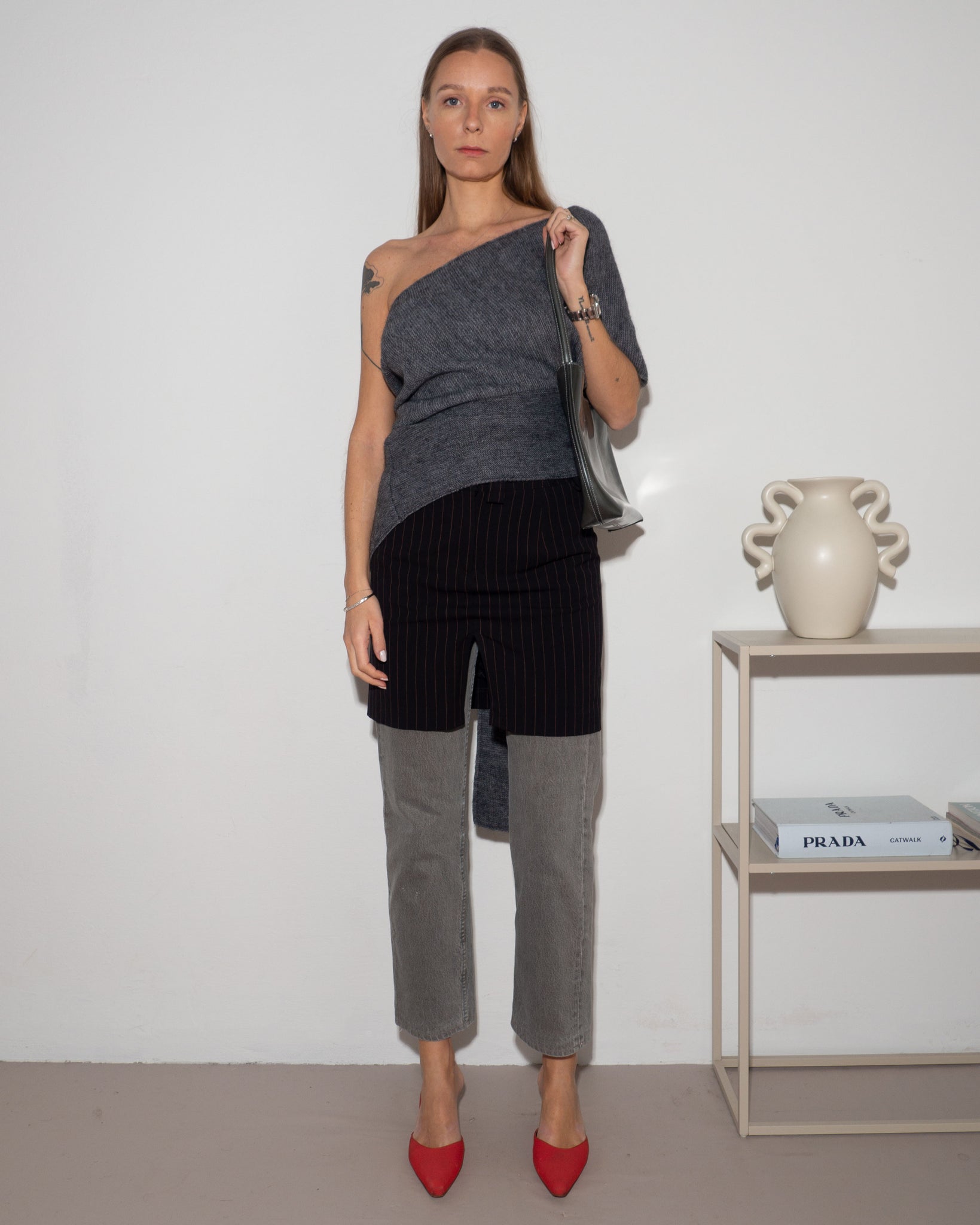 Asymmetric Knit Top