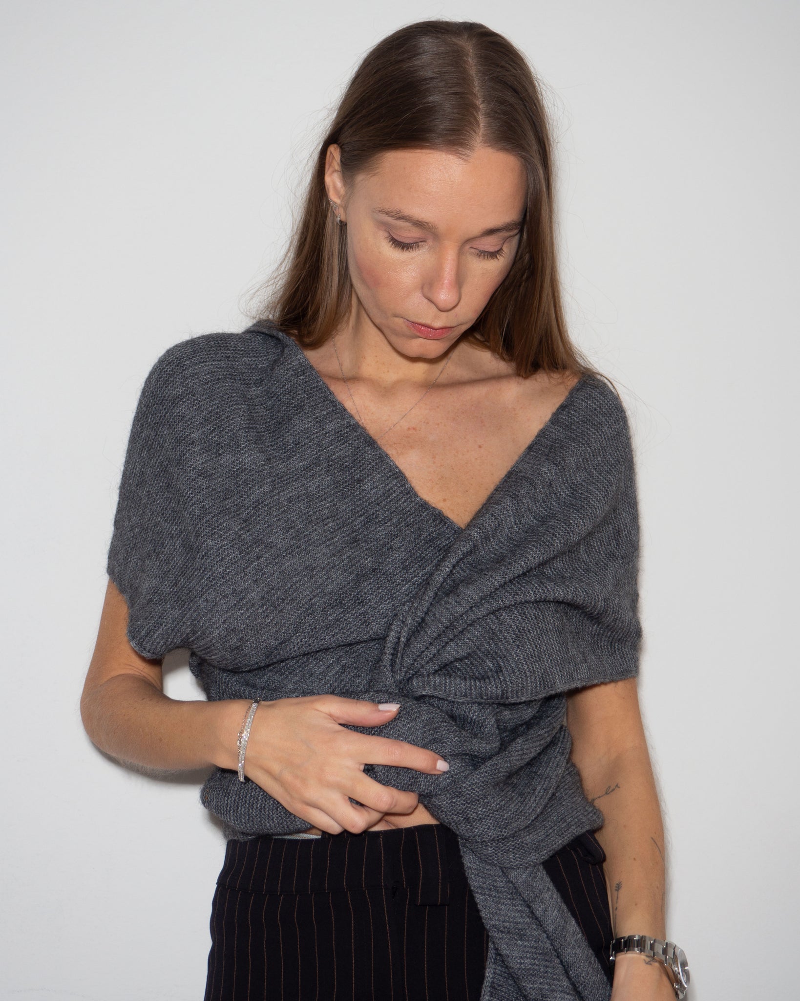 Asymmetric Knit Top