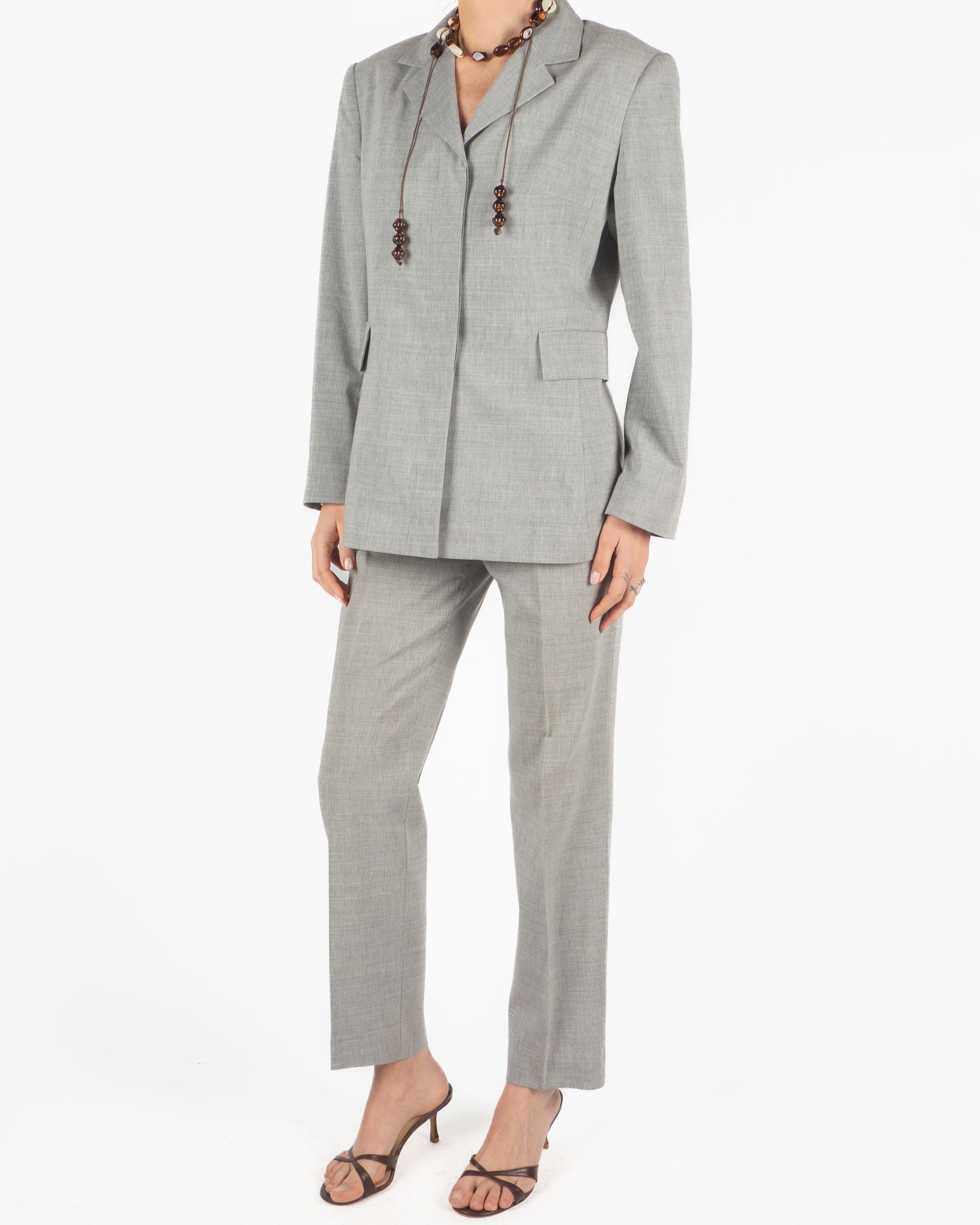 Gray Pant Suit