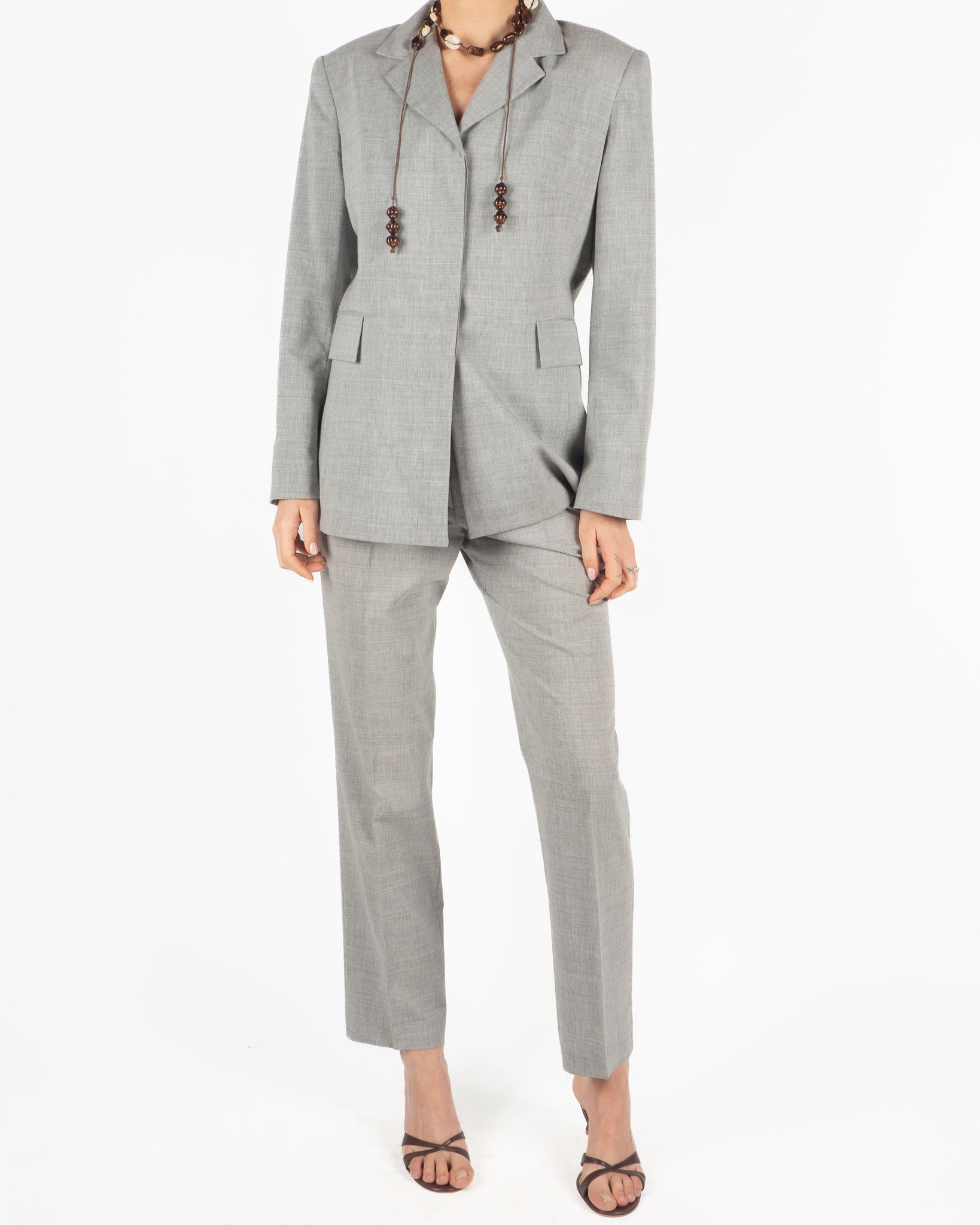 Gray Pant Suit