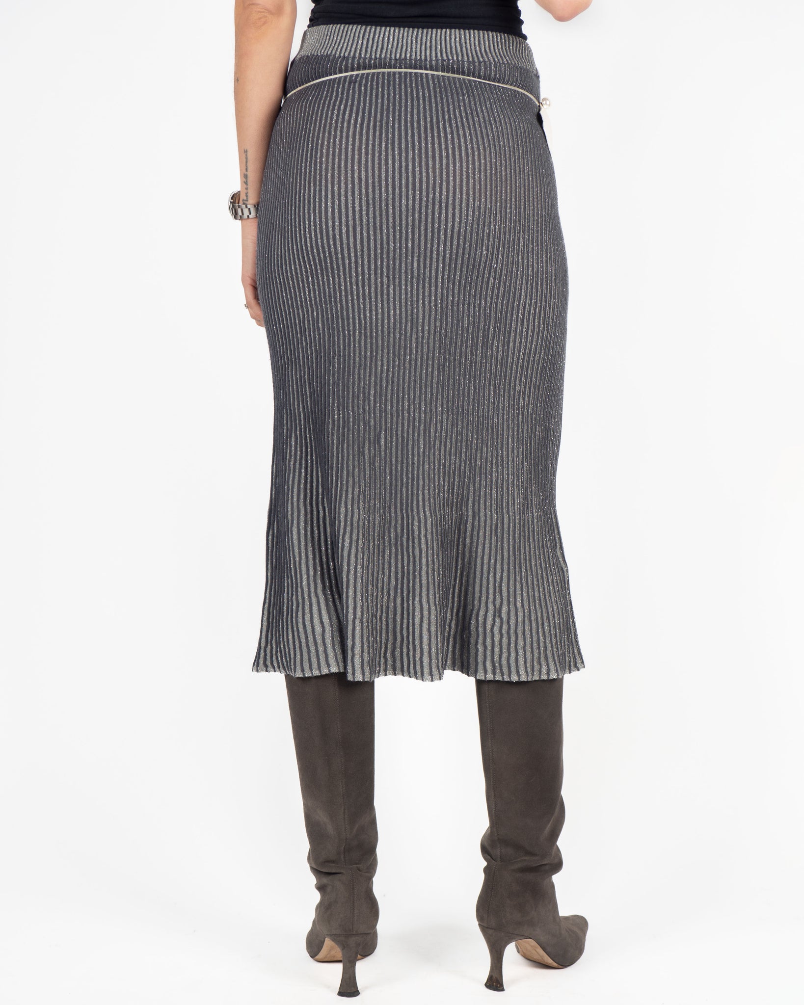 Stefanel Lurex Skirt