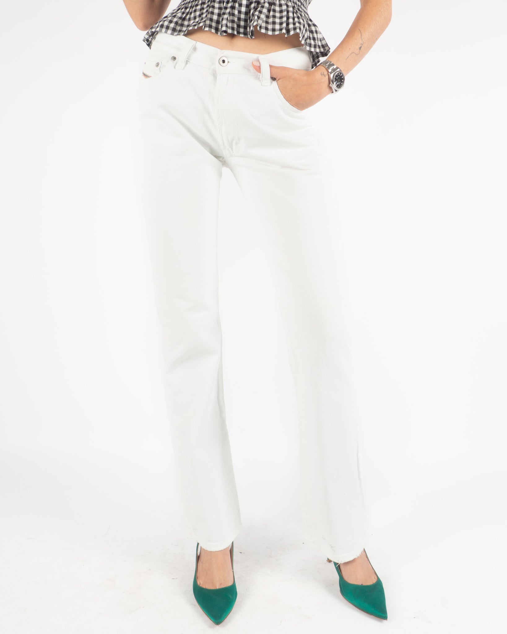 Diesel White Jeans